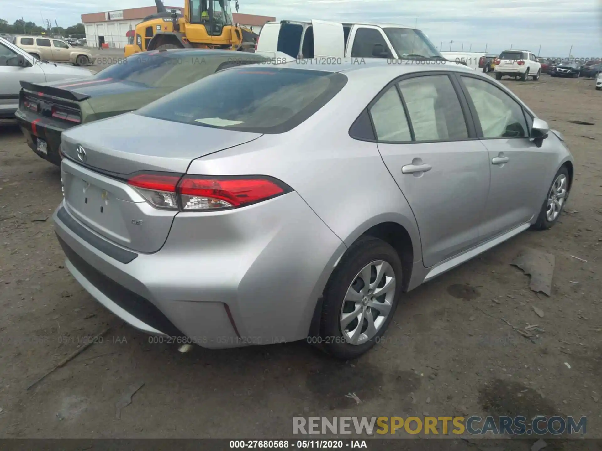 4 Photograph of a damaged car JTDEPRAE3LJ069134 TOYOTA COROLLA 2020