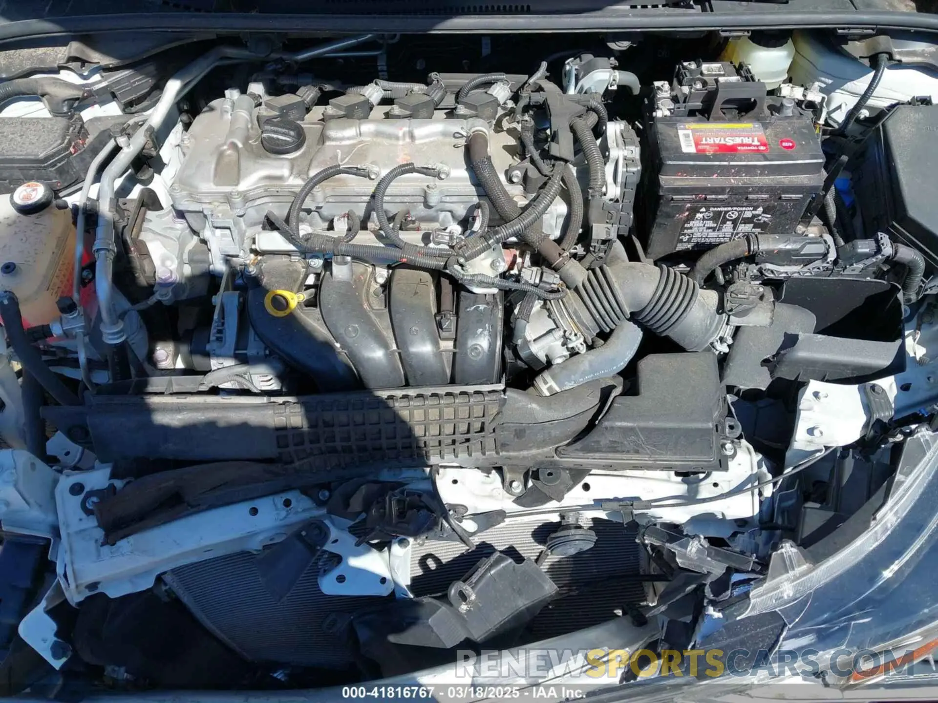10 Photograph of a damaged car JTDEPRAE3LJ069683 TOYOTA COROLLA 2020