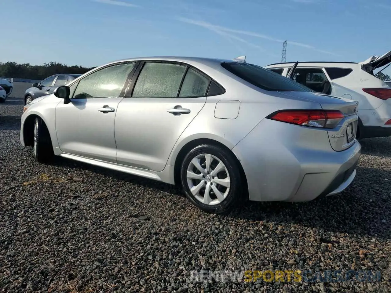 2 Photograph of a damaged car JTDEPRAE3LJ070669 TOYOTA COROLLA 2020