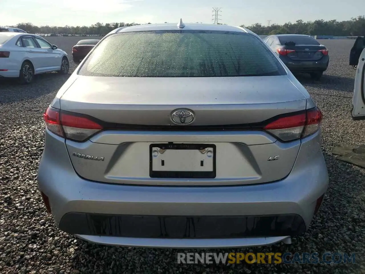 6 Photograph of a damaged car JTDEPRAE3LJ070669 TOYOTA COROLLA 2020