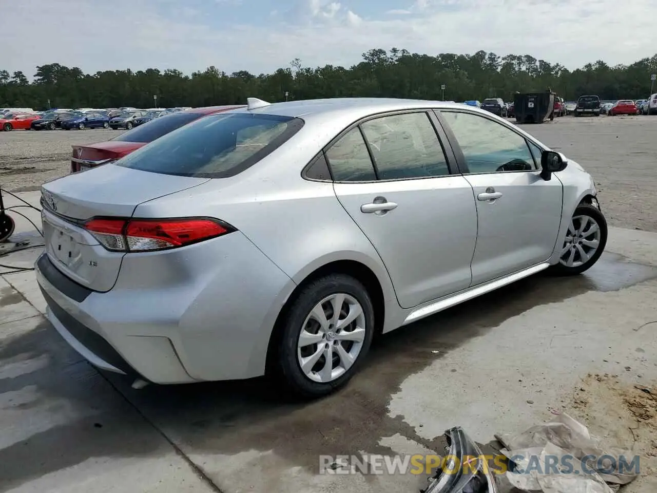 3 Photograph of a damaged car JTDEPRAE3LJ072342 TOYOTA COROLLA 2020