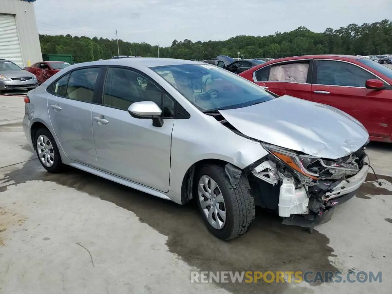 4 Photograph of a damaged car JTDEPRAE3LJ072342 TOYOTA COROLLA 2020
