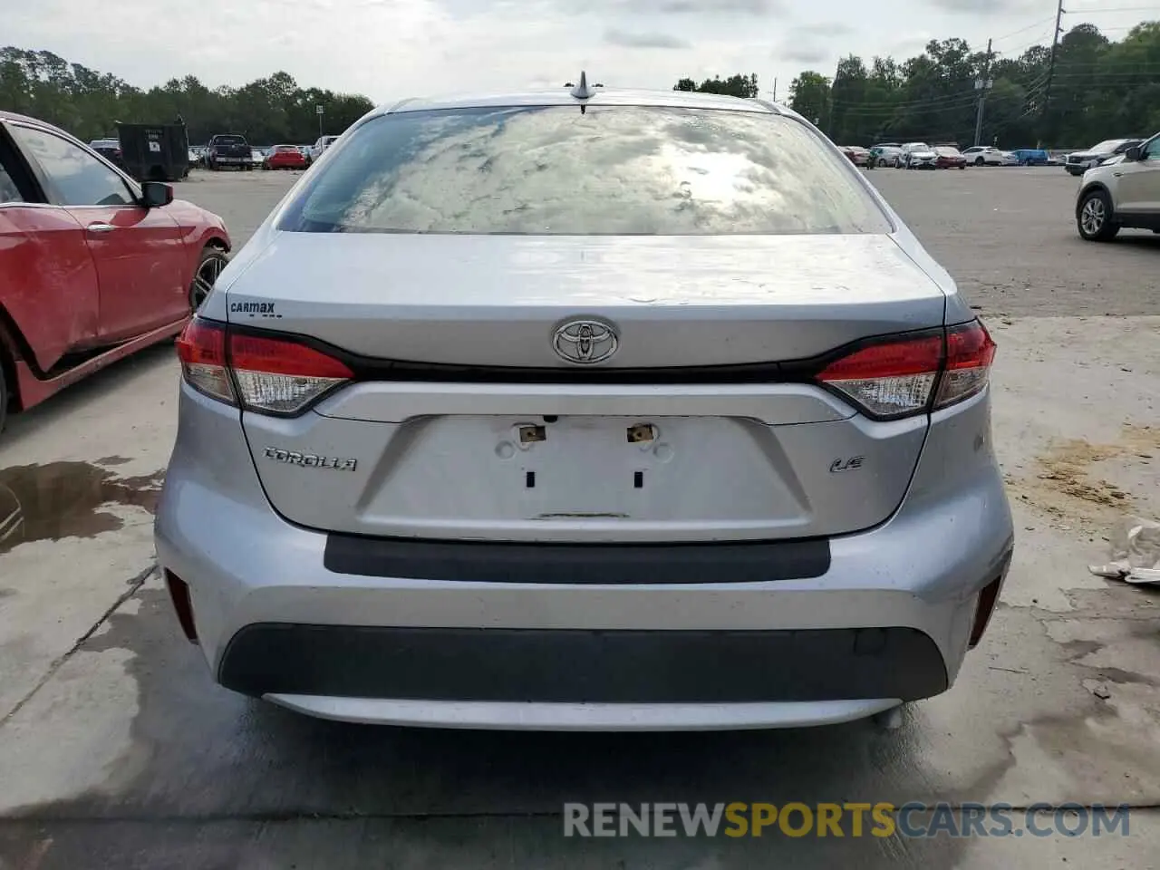 6 Photograph of a damaged car JTDEPRAE3LJ072342 TOYOTA COROLLA 2020
