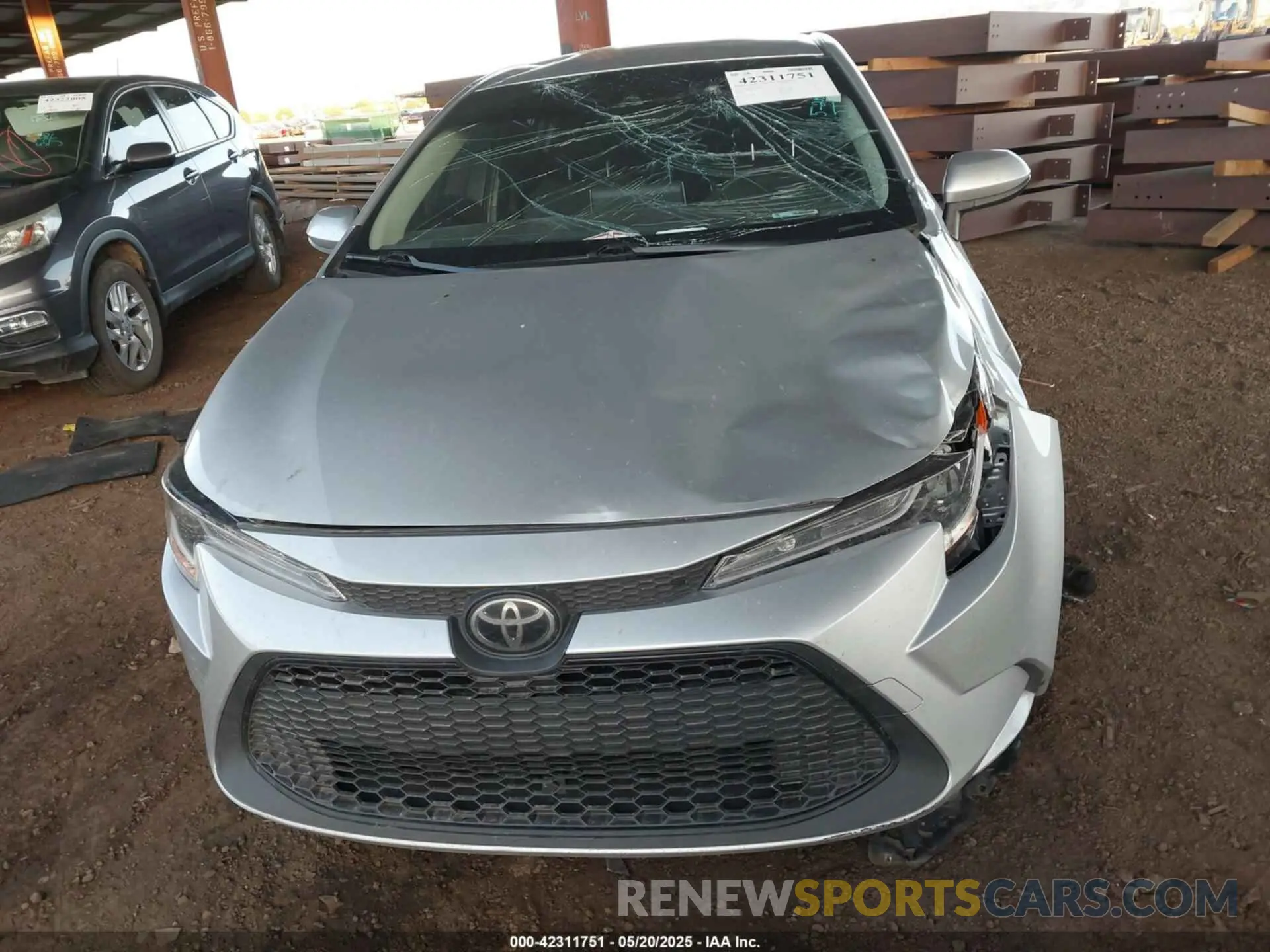 12 Photograph of a damaged car JTDEPRAE3LJ074916 TOYOTA COROLLA 2020