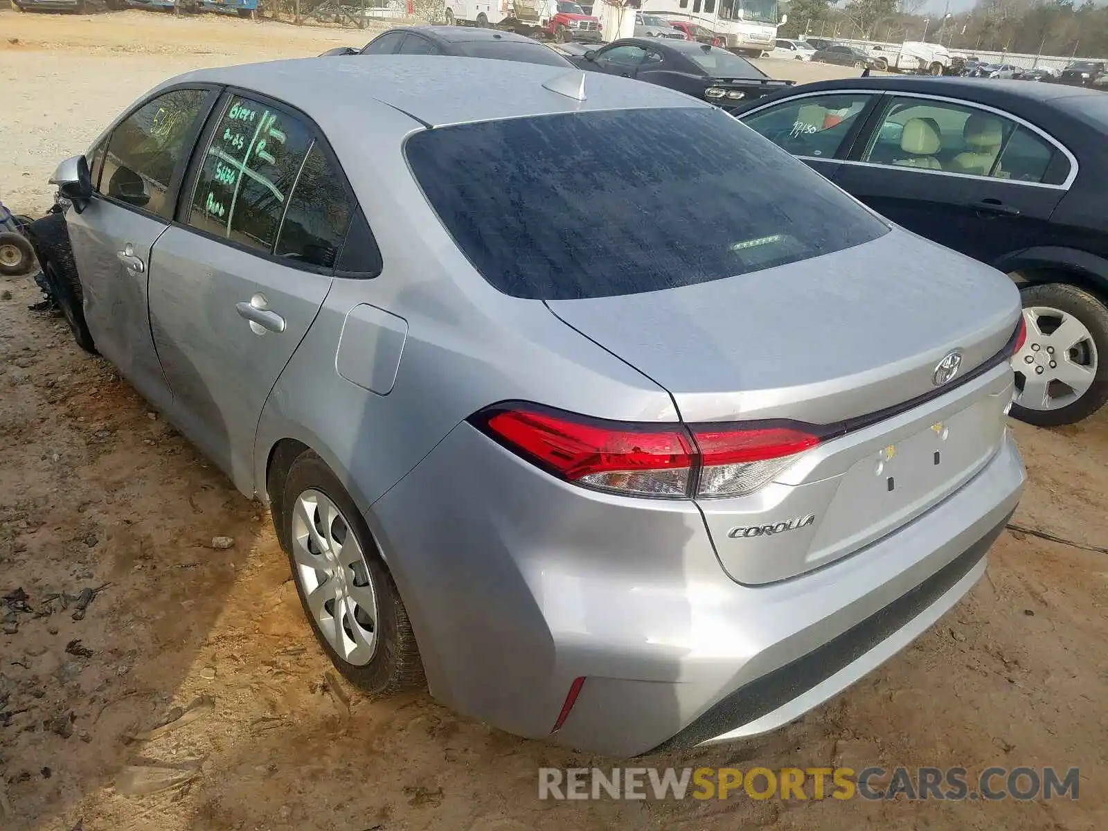 3 Photograph of a damaged car JTDEPRAE3LJ075239 TOYOTA COROLLA 2020