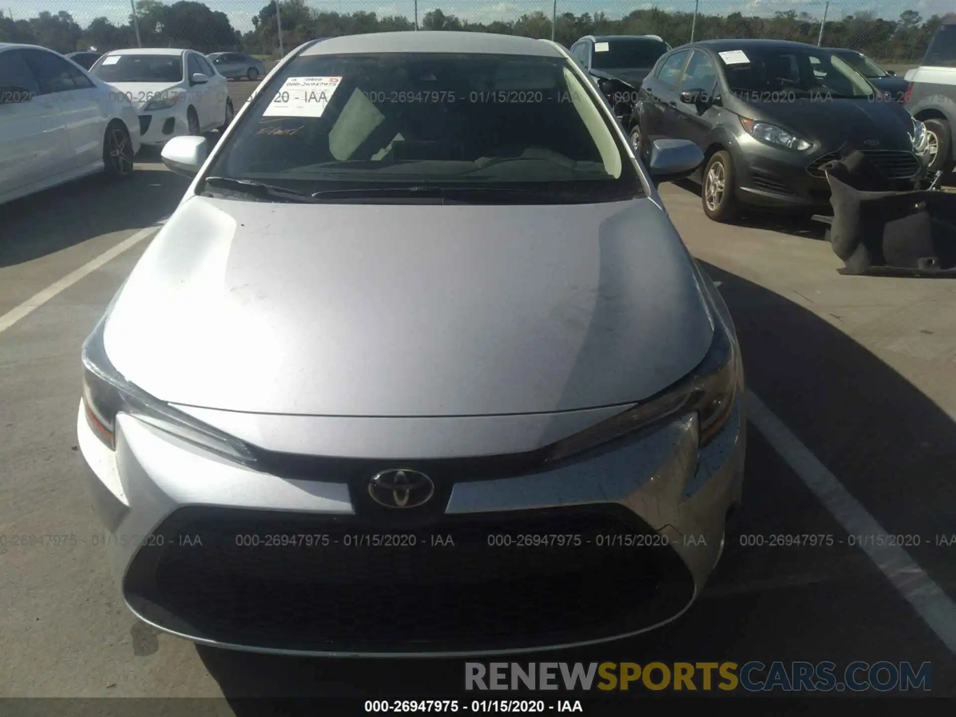 6 Photograph of a damaged car JTDEPRAE3LJ076925 TOYOTA COROLLA 2020