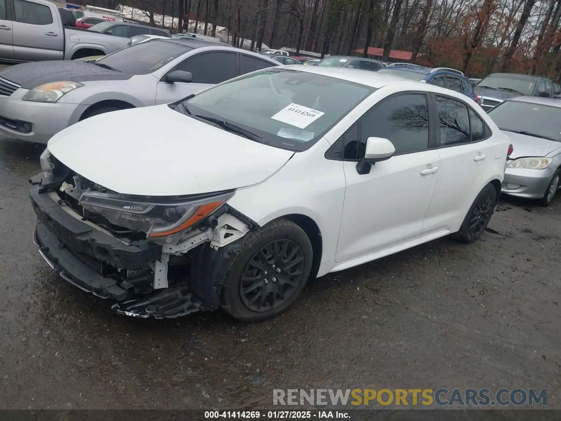 2 Photograph of a damaged car JTDEPRAE3LJ078643 TOYOTA COROLLA 2020