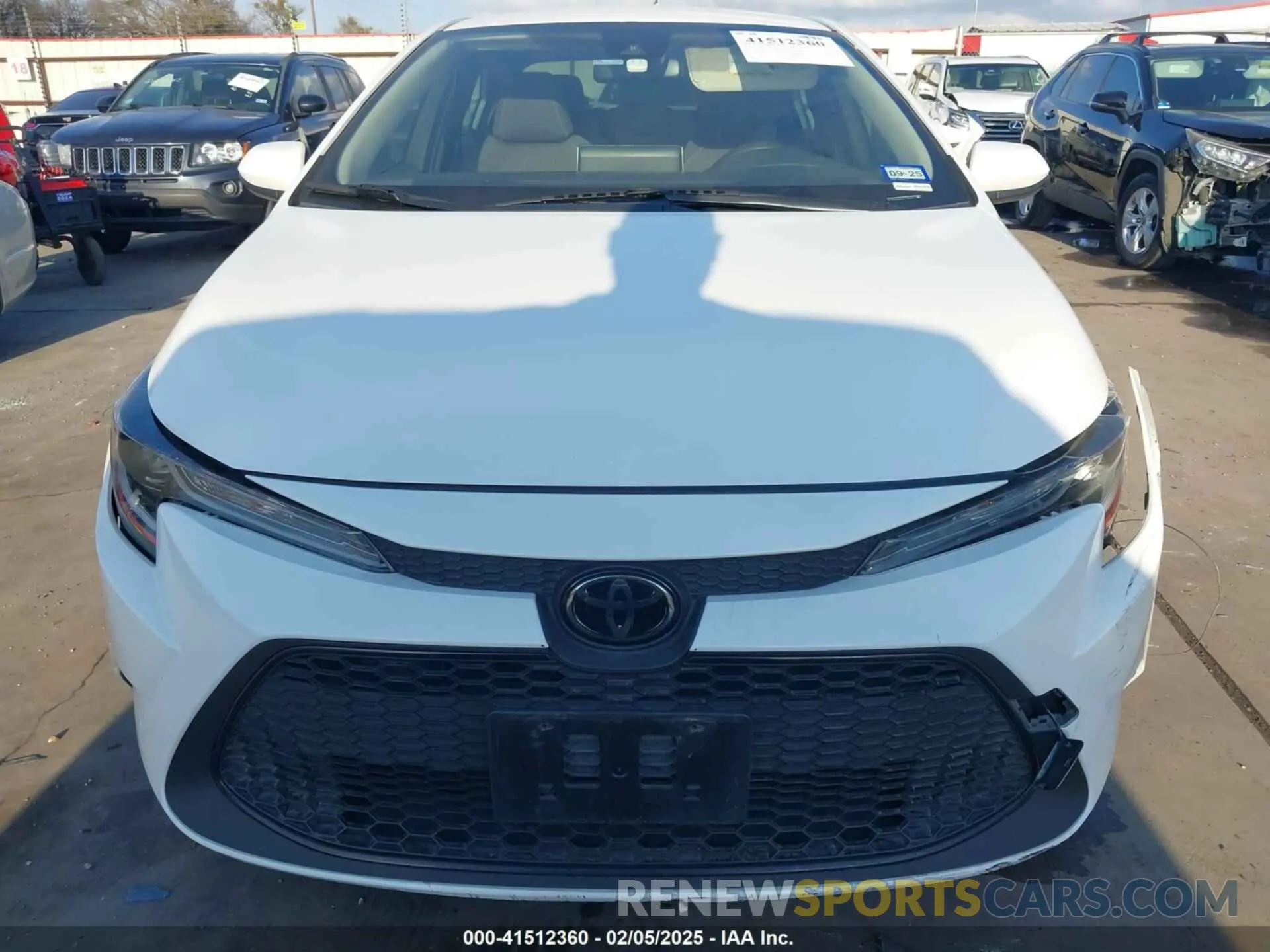 11 Photograph of a damaged car JTDEPRAE3LJ080067 TOYOTA COROLLA 2020