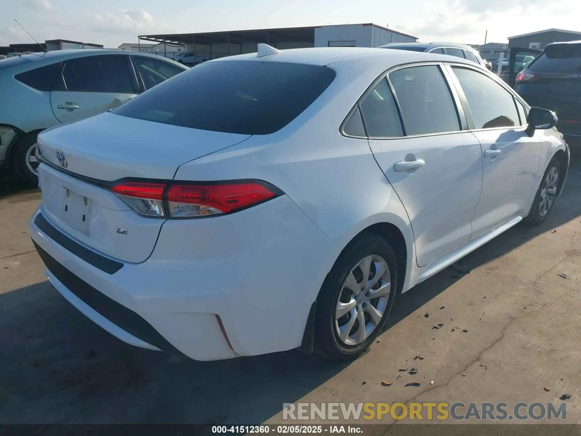 4 Photograph of a damaged car JTDEPRAE3LJ080067 TOYOTA COROLLA 2020
