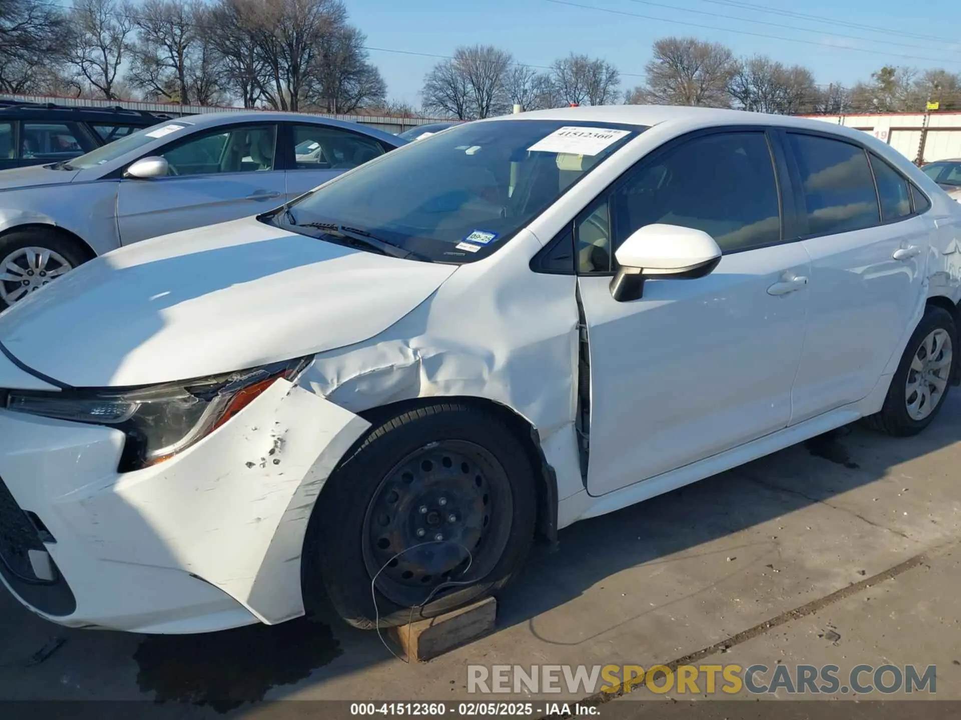 6 Photograph of a damaged car JTDEPRAE3LJ080067 TOYOTA COROLLA 2020