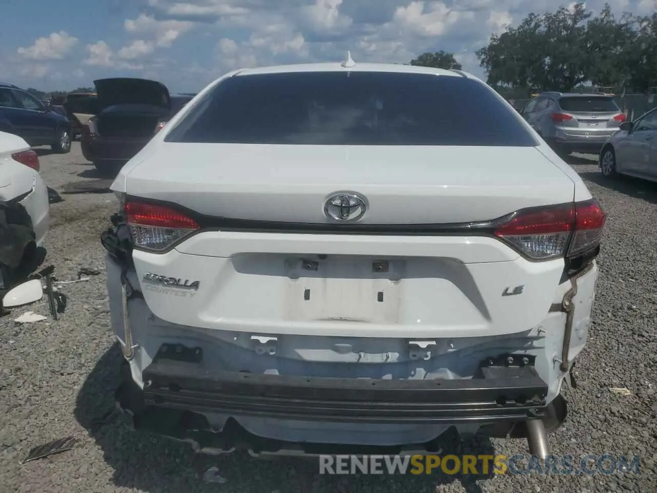 6 Photograph of a damaged car JTDEPRAE3LJ080599 TOYOTA COROLLA 2020