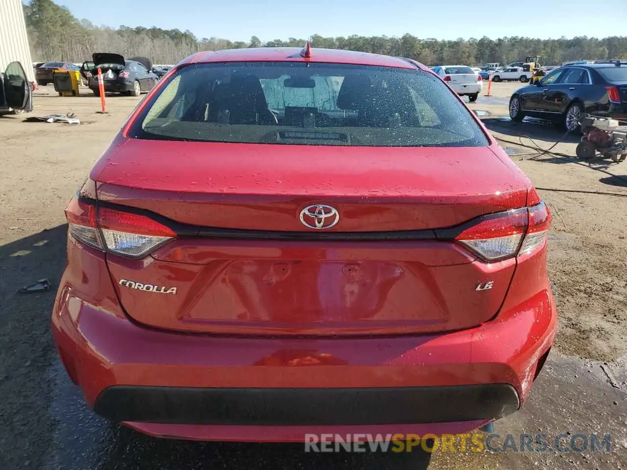 6 Photograph of a damaged car JTDEPRAE3LJ081042 TOYOTA COROLLA 2020