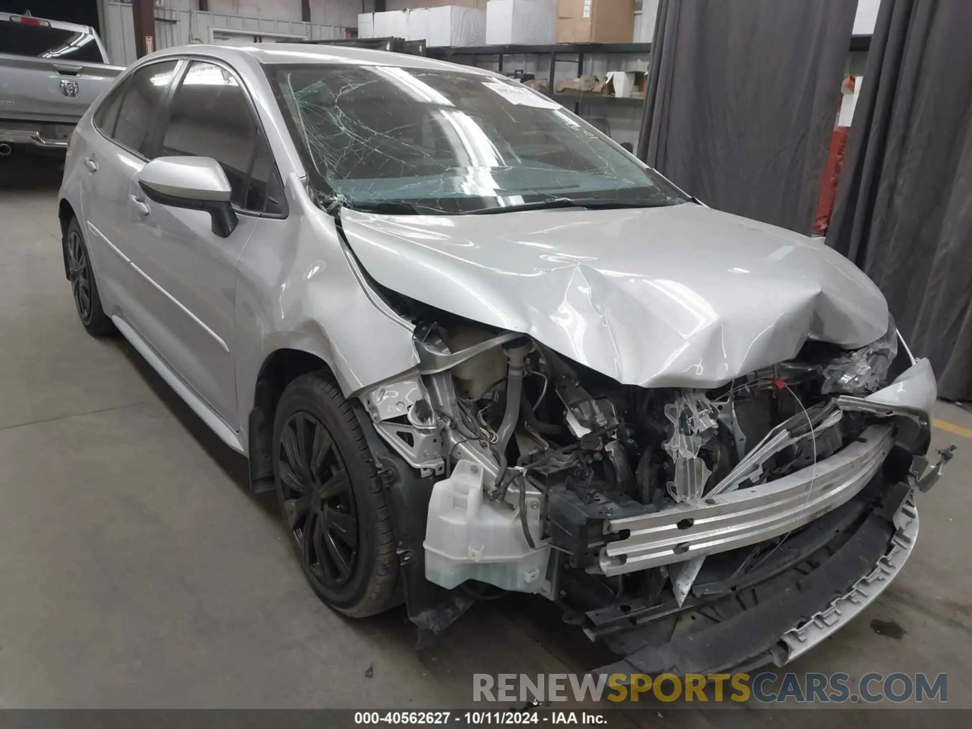 1 Photograph of a damaged car JTDEPRAE3LJ088007 TOYOTA COROLLA 2020