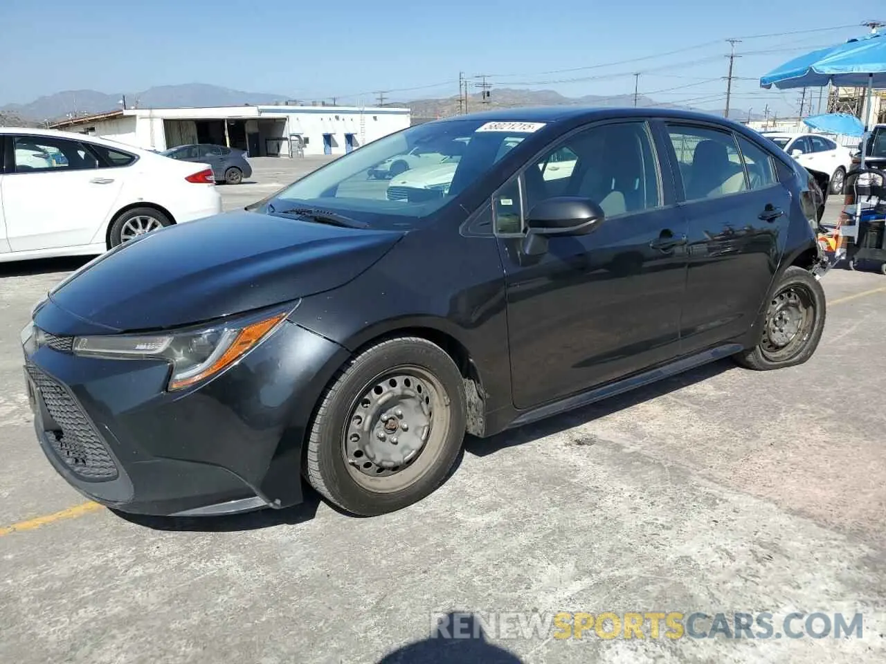 1 Photograph of a damaged car JTDEPRAE3LJ088489 TOYOTA COROLLA 2020