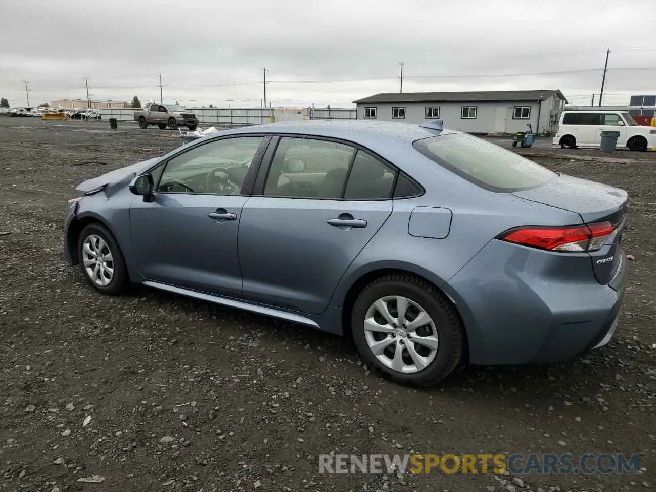 2 Photograph of a damaged car JTDEPRAE3LJ089769 TOYOTA COROLLA 2020