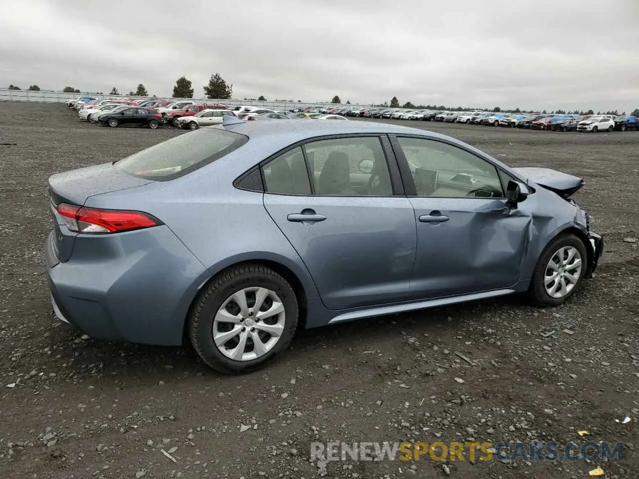 3 Photograph of a damaged car JTDEPRAE3LJ089769 TOYOTA COROLLA 2020
