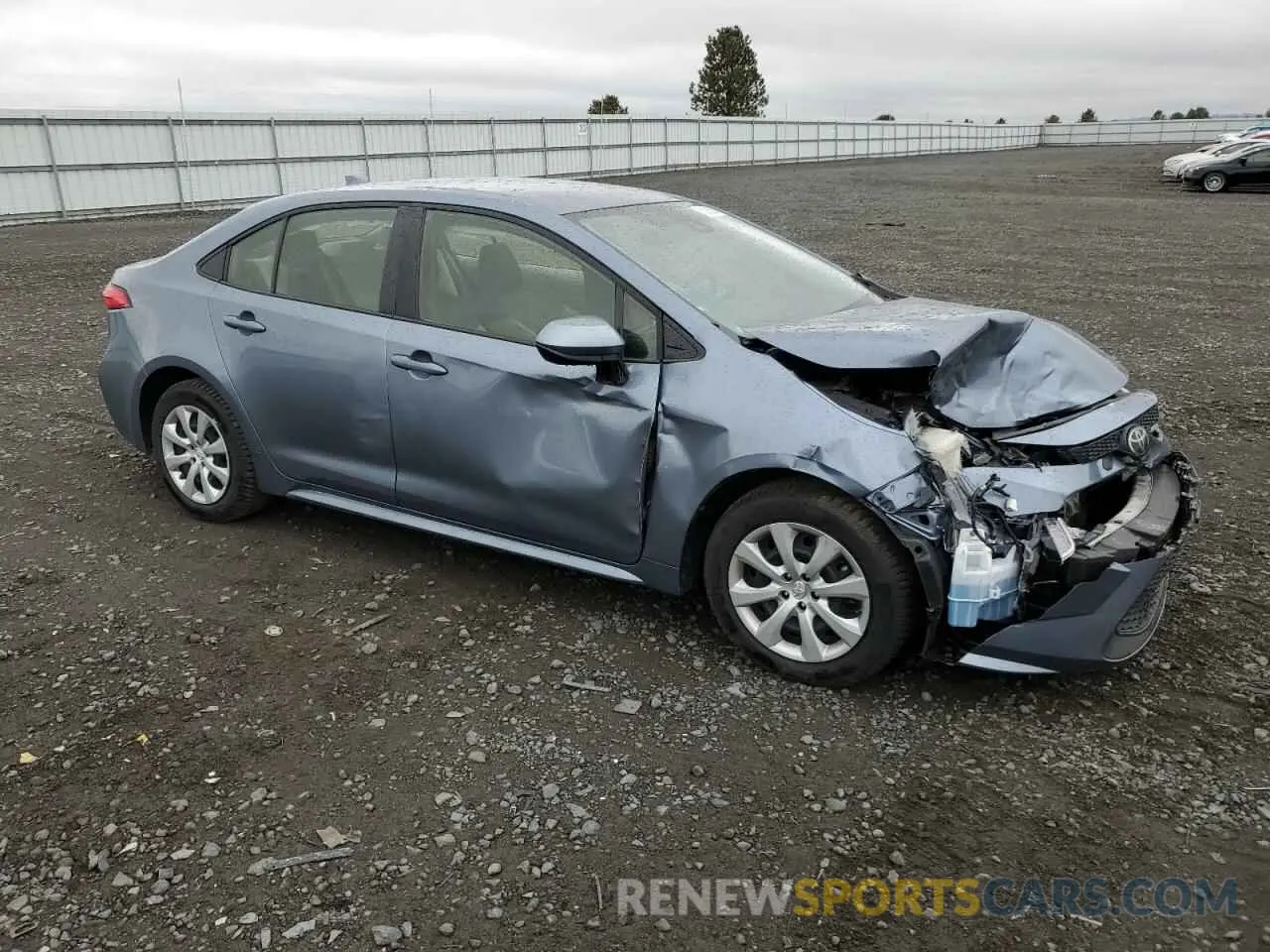 4 Photograph of a damaged car JTDEPRAE3LJ089769 TOYOTA COROLLA 2020