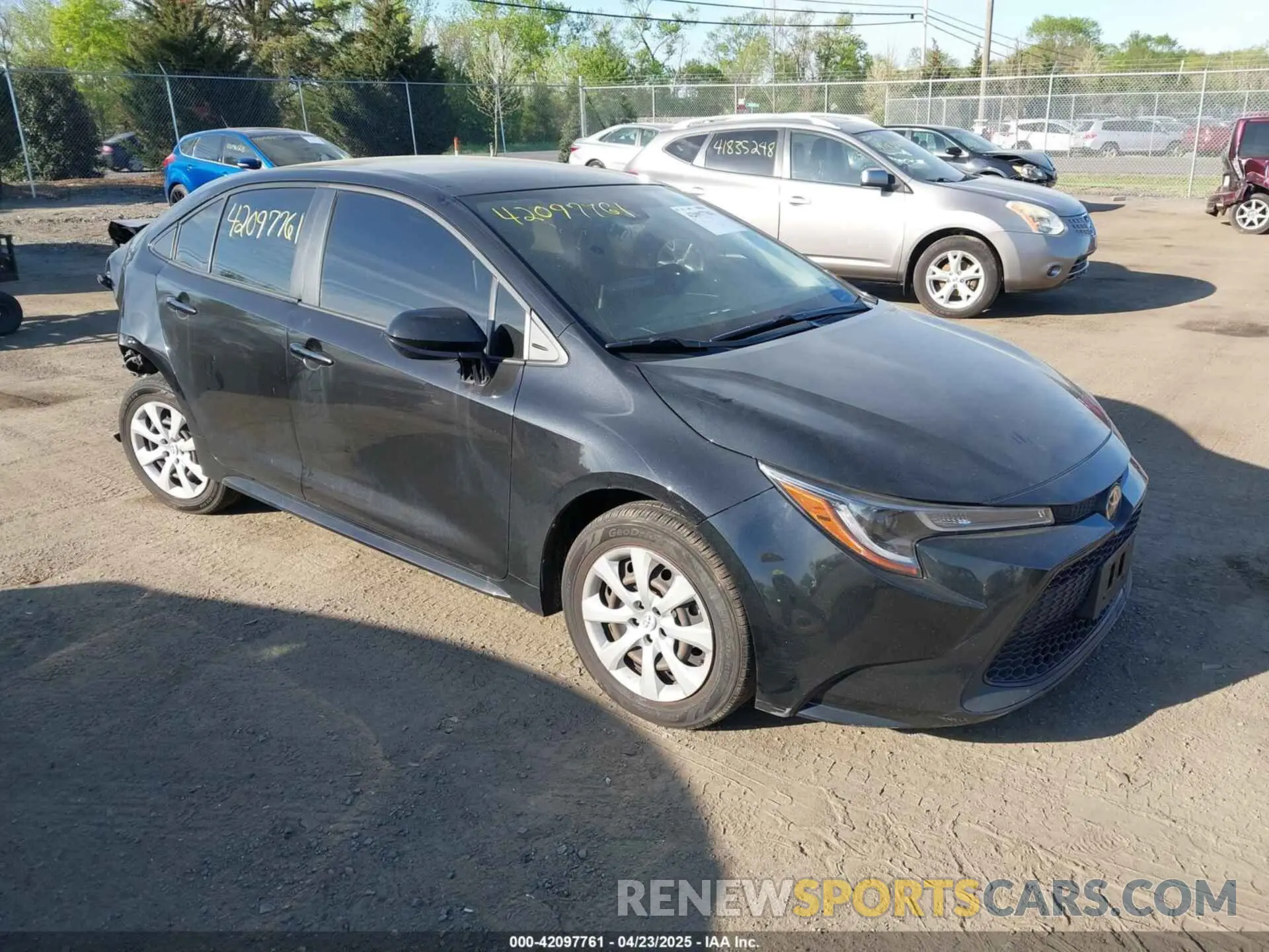 1 Photograph of a damaged car JTDEPRAE3LJ090713 TOYOTA COROLLA 2020