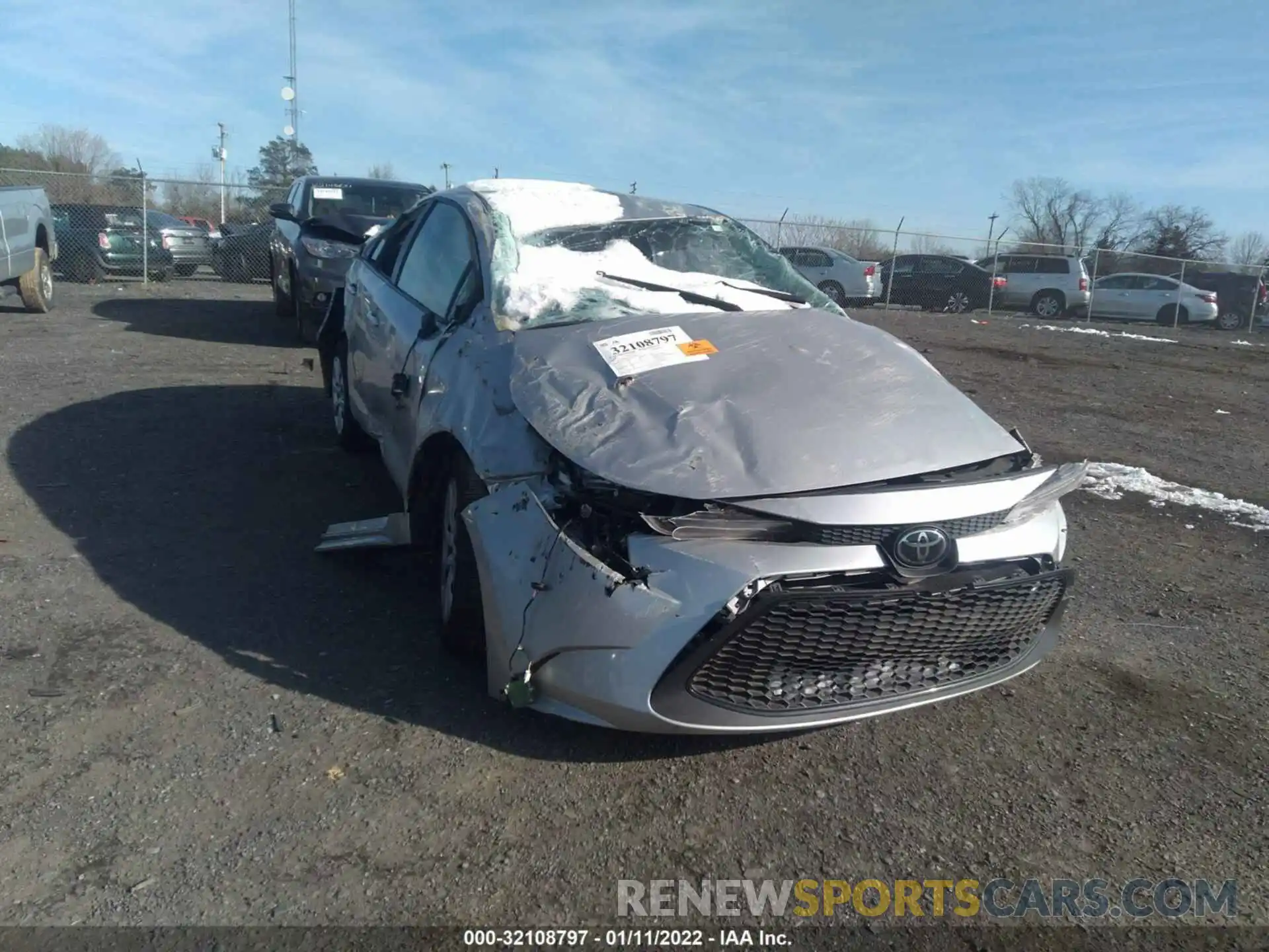 6 Photograph of a damaged car JTDEPRAE3LJ092428 TOYOTA COROLLA 2020