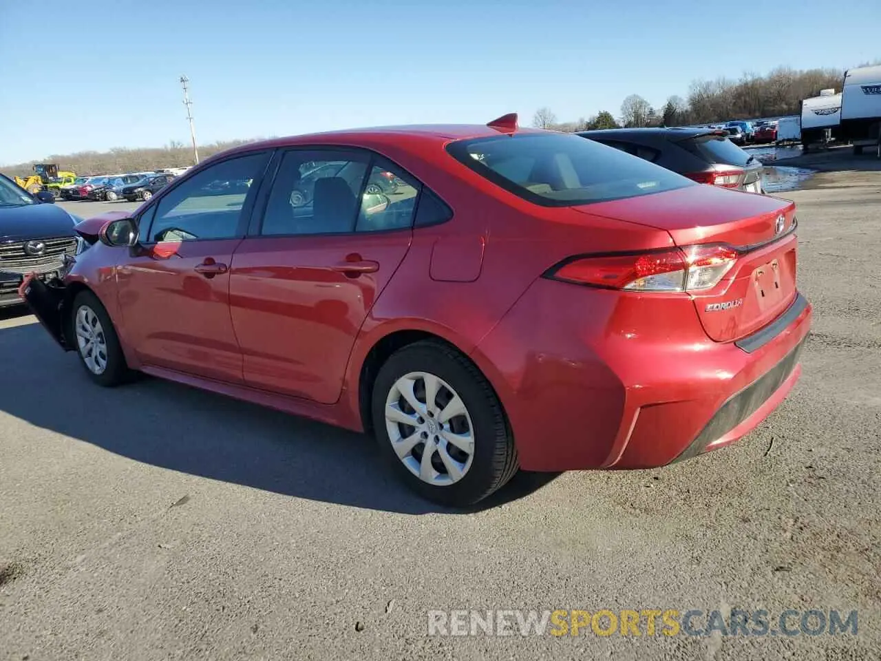 2 Photograph of a damaged car JTDEPRAE3LJ092638 TOYOTA COROLLA 2020