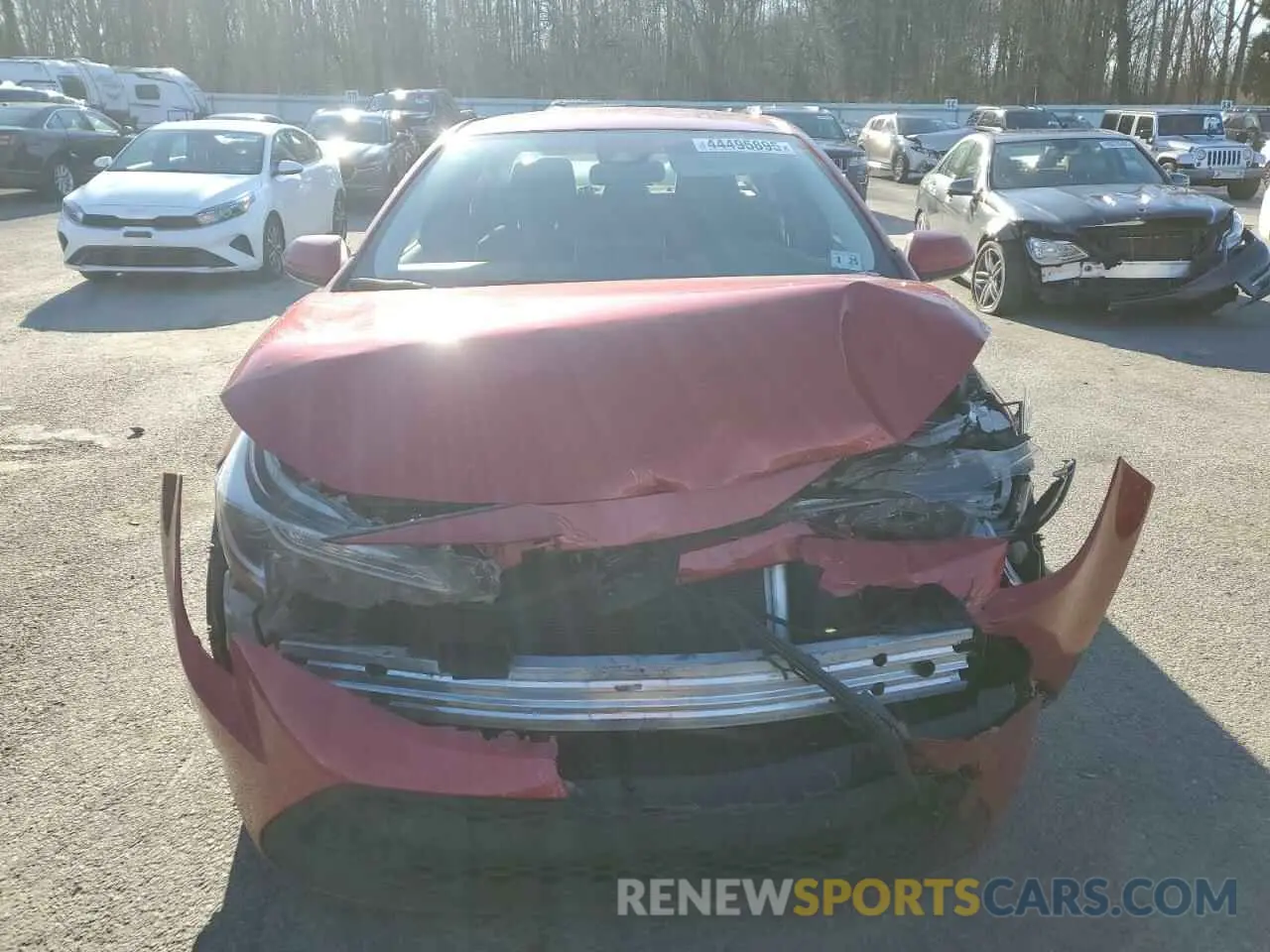 5 Photograph of a damaged car JTDEPRAE3LJ092638 TOYOTA COROLLA 2020