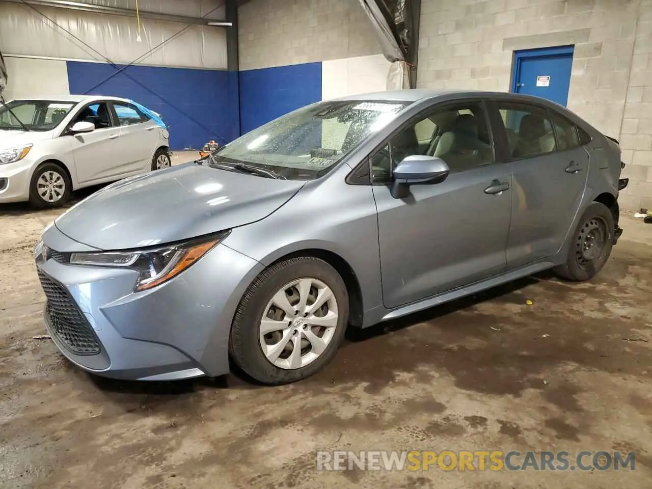 1 Photograph of a damaged car JTDEPRAE3LJ093742 TOYOTA COROLLA 2020