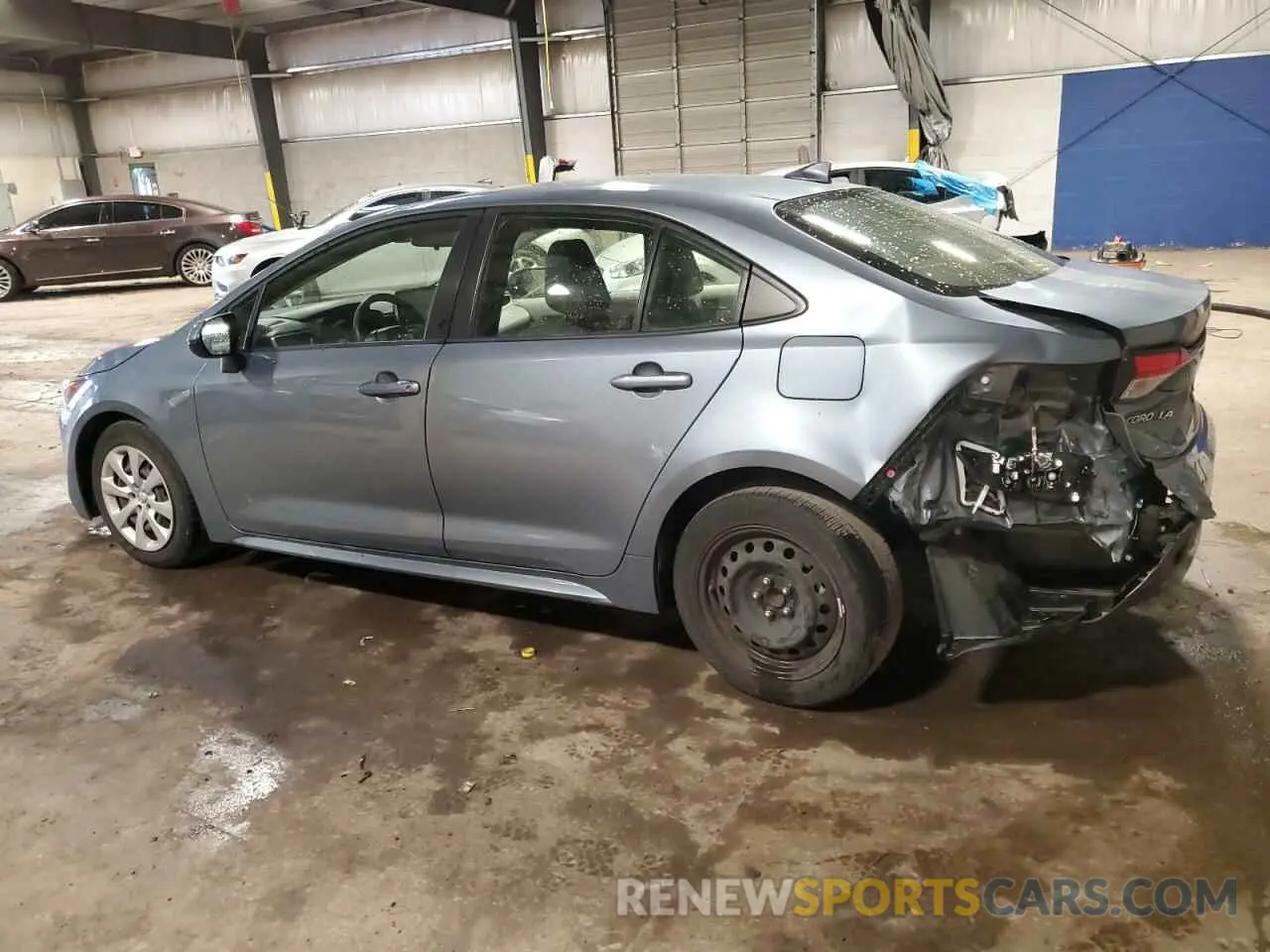 2 Photograph of a damaged car JTDEPRAE3LJ093742 TOYOTA COROLLA 2020
