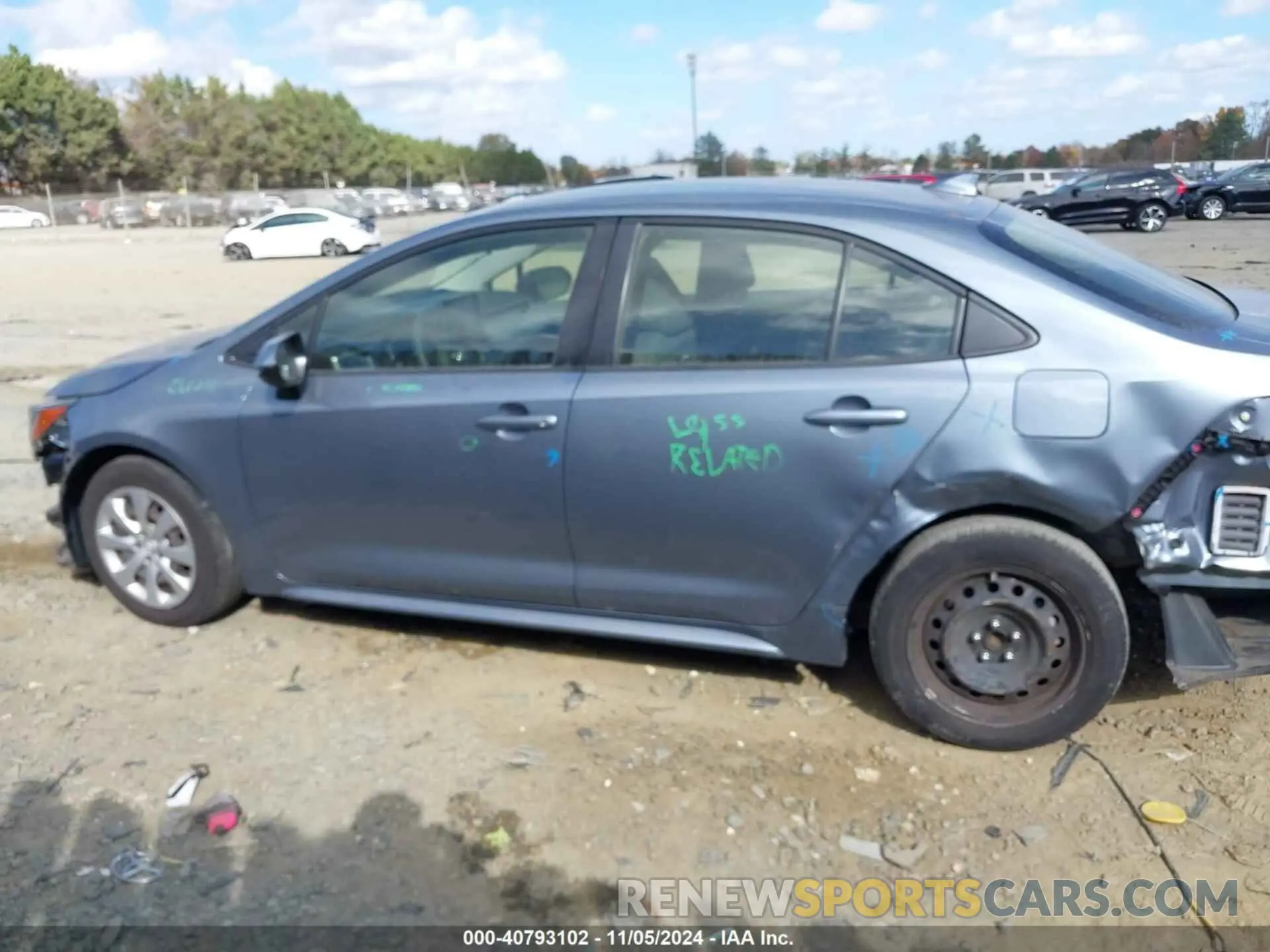 15 Photograph of a damaged car JTDEPRAE3LJ094096 TOYOTA COROLLA 2020