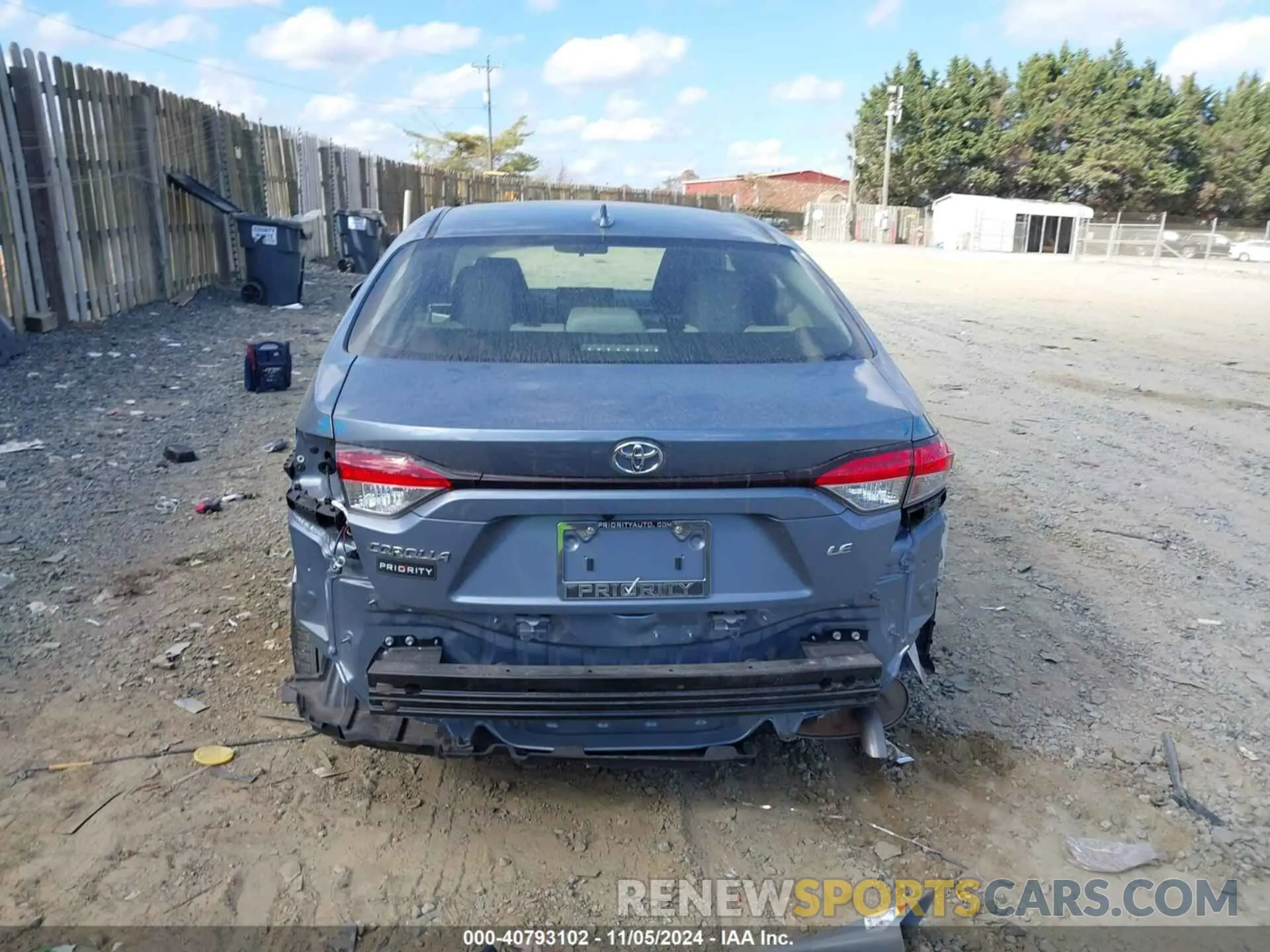 17 Photograph of a damaged car JTDEPRAE3LJ094096 TOYOTA COROLLA 2020