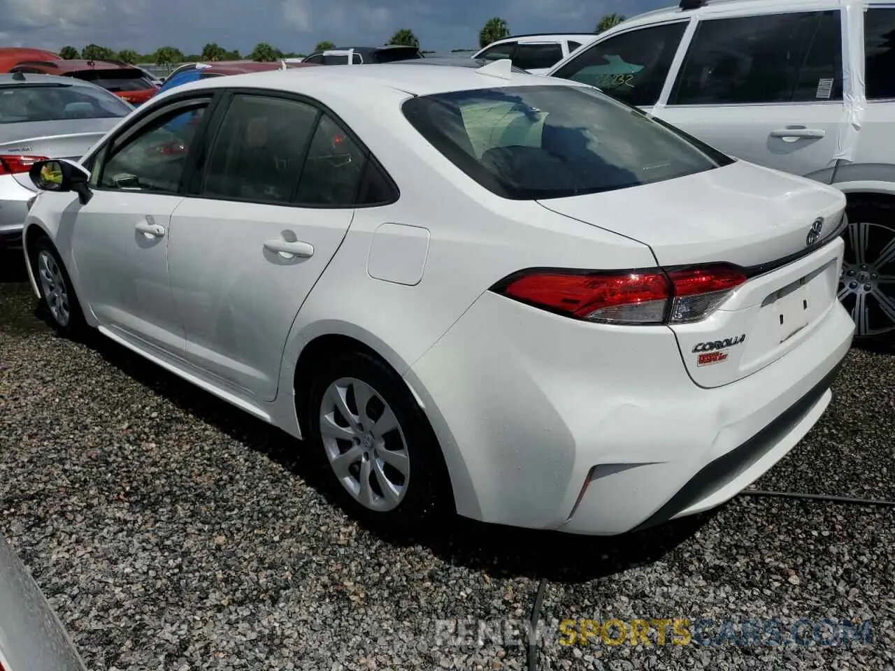 2 Photograph of a damaged car JTDEPRAE3LJ094504 TOYOTA COROLLA 2020