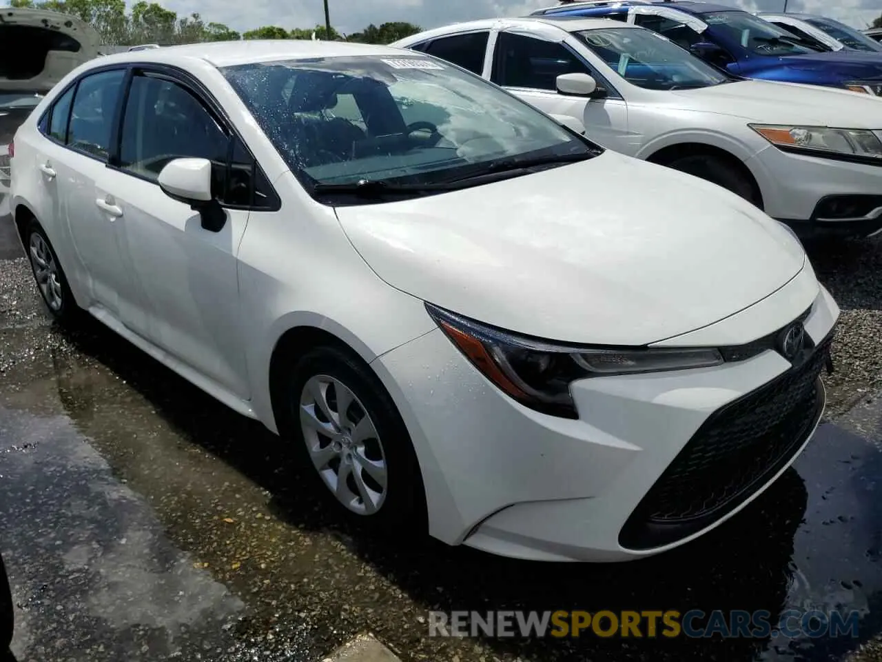 4 Photograph of a damaged car JTDEPRAE3LJ094504 TOYOTA COROLLA 2020