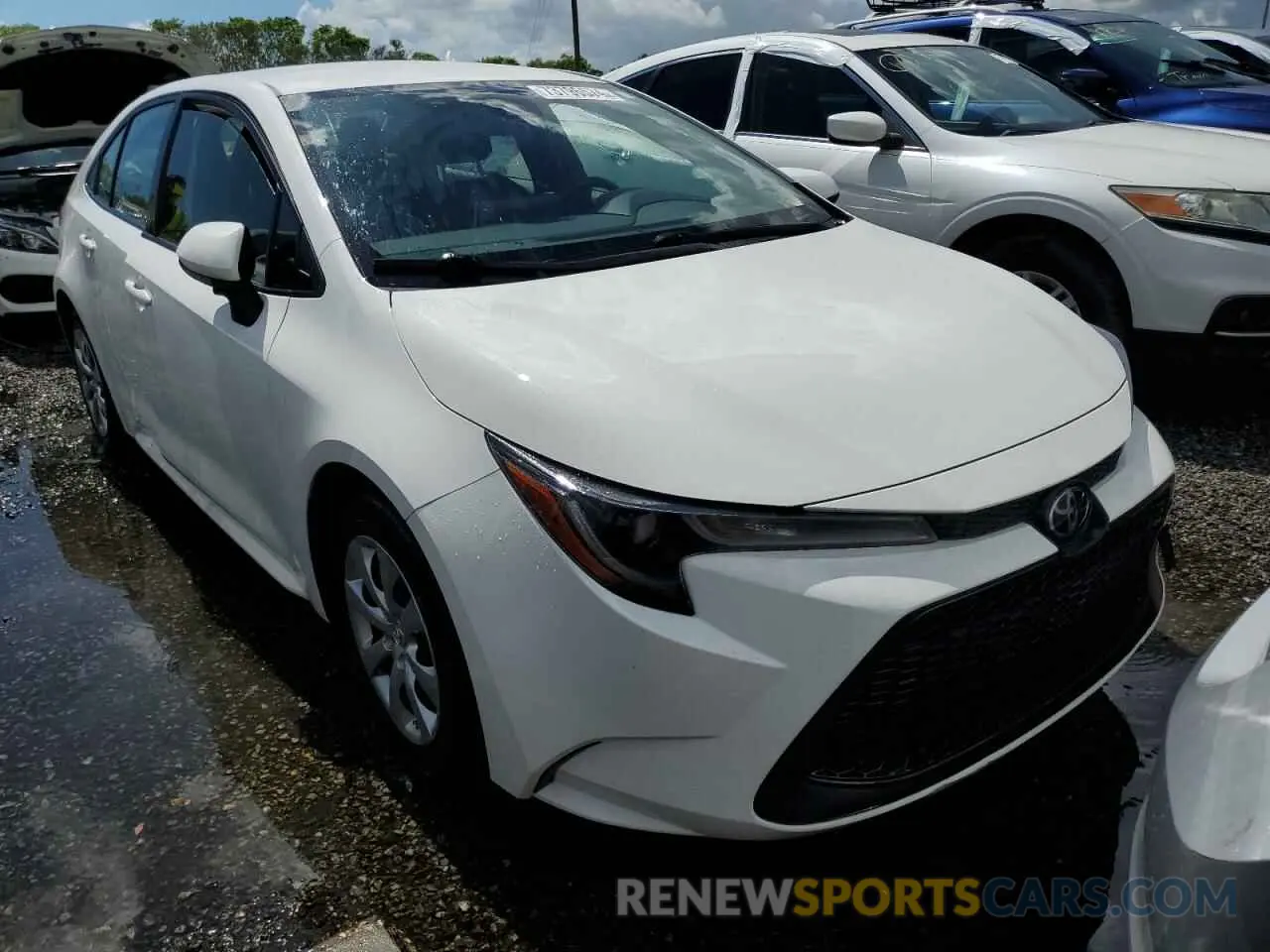 5 Photograph of a damaged car JTDEPRAE3LJ094504 TOYOTA COROLLA 2020