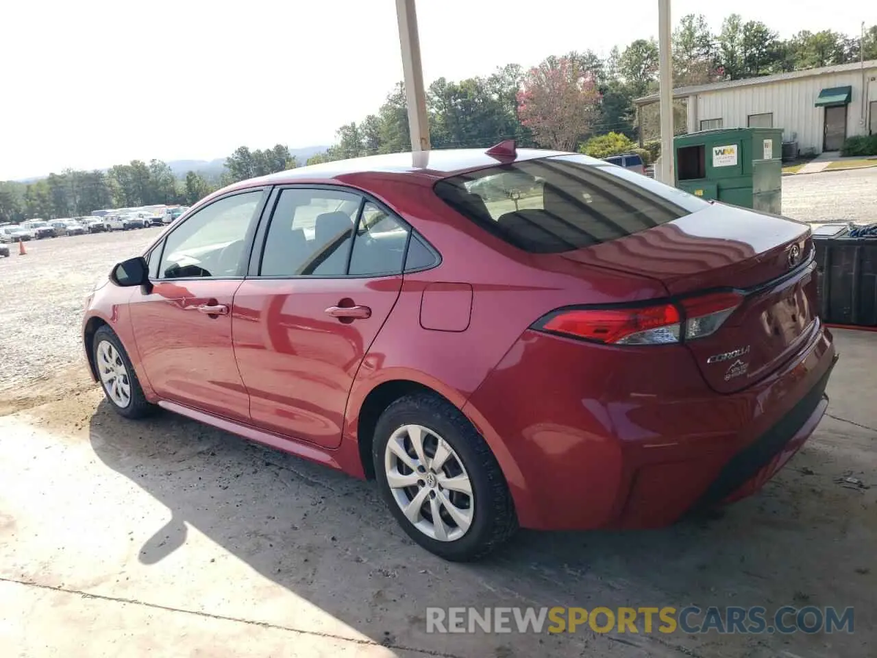 2 Photograph of a damaged car JTDEPRAE3LJ098388 TOYOTA COROLLA 2020