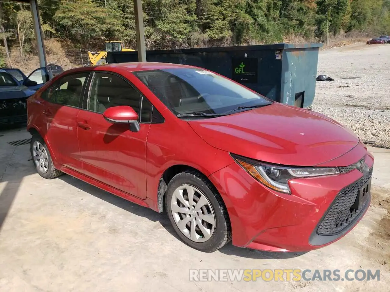 4 Photograph of a damaged car JTDEPRAE3LJ098388 TOYOTA COROLLA 2020