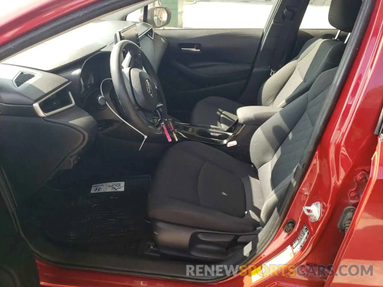 7 Photograph of a damaged car JTDEPRAE3LJ098388 TOYOTA COROLLA 2020