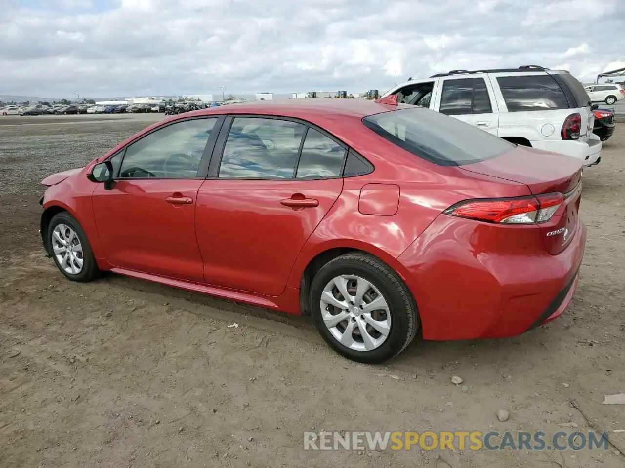 2 Photograph of a damaged car JTDEPRAE3LJ098908 TOYOTA COROLLA 2020