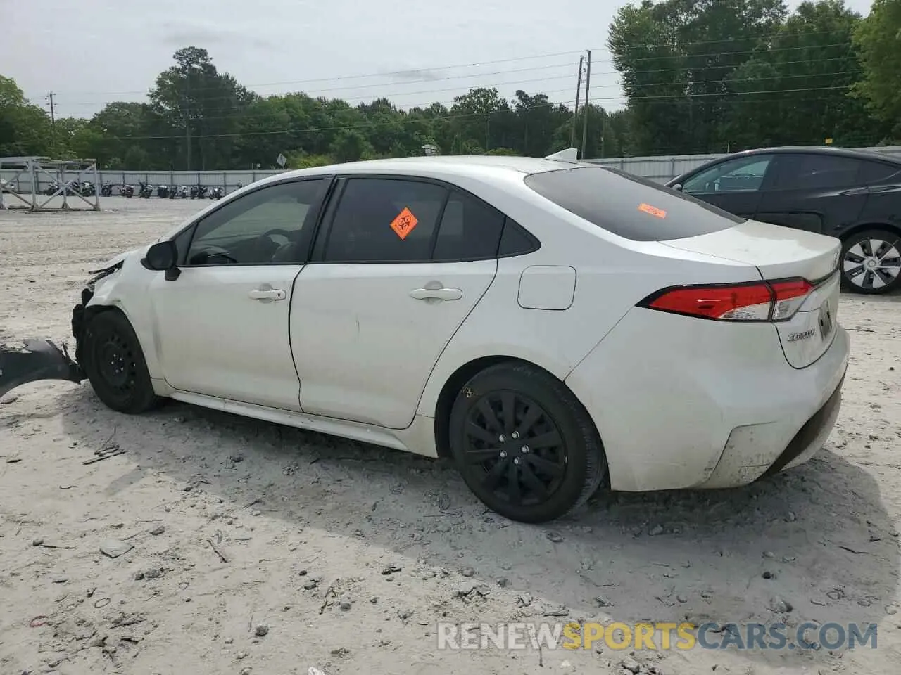 2 Photograph of a damaged car JTDEPRAE3LJ101659 TOYOTA COROLLA 2020
