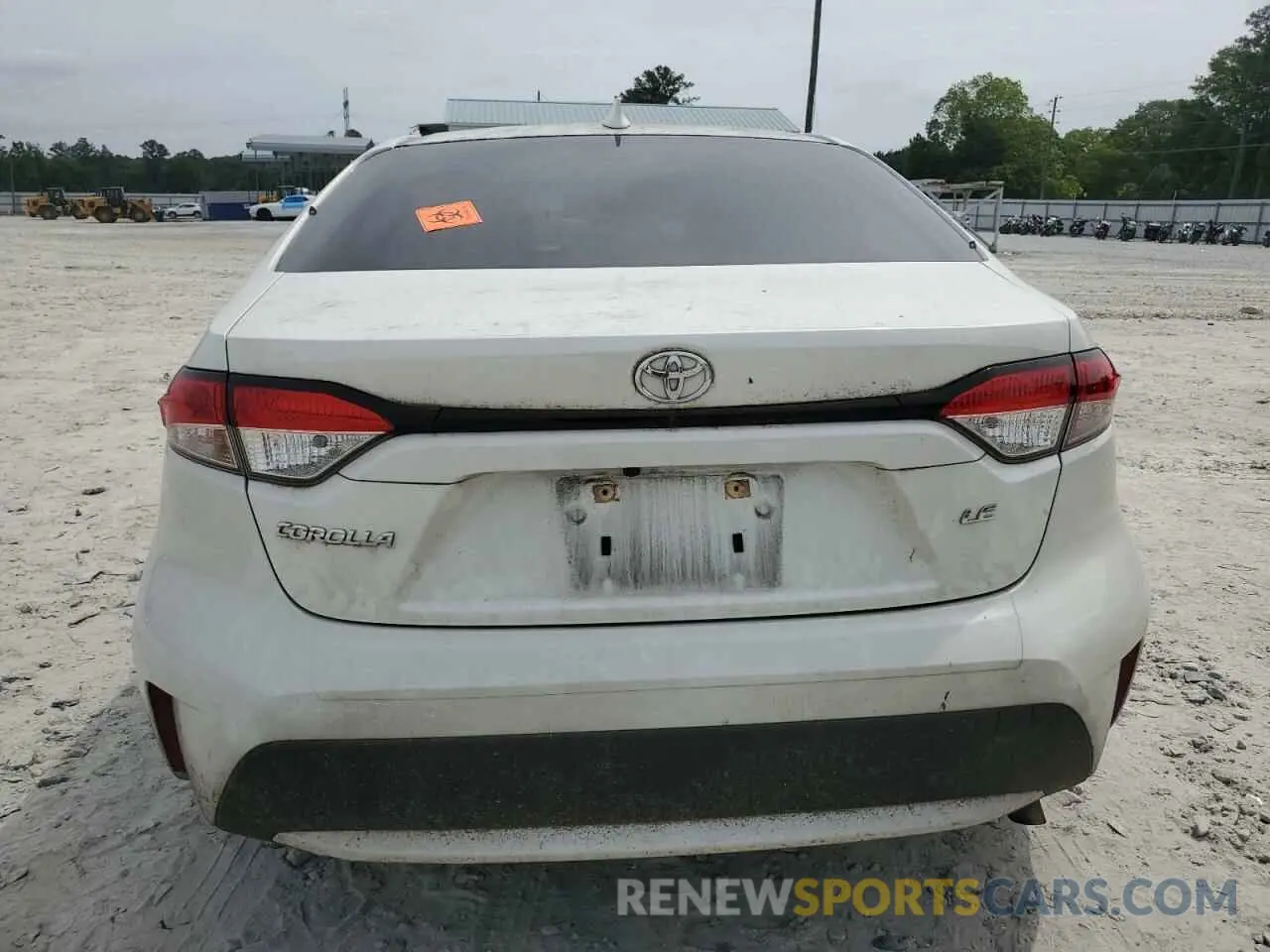 6 Photograph of a damaged car JTDEPRAE3LJ101659 TOYOTA COROLLA 2020