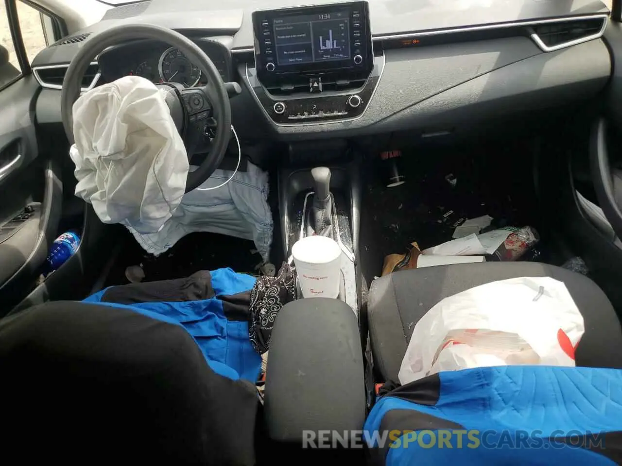 8 Photograph of a damaged car JTDEPRAE3LJ101659 TOYOTA COROLLA 2020