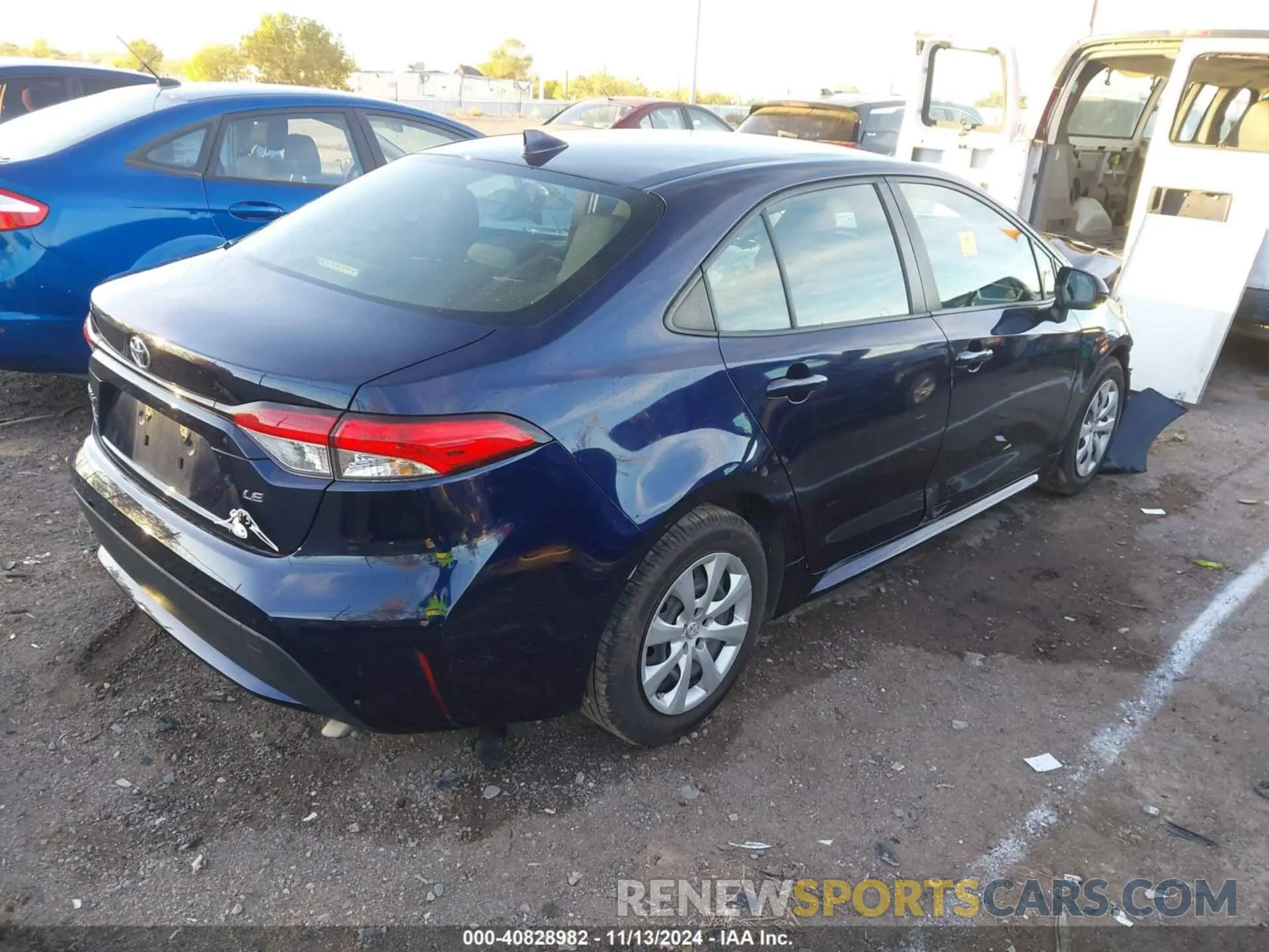 4 Photograph of a damaged car JTDEPRAE3LJ102939 TOYOTA COROLLA 2020