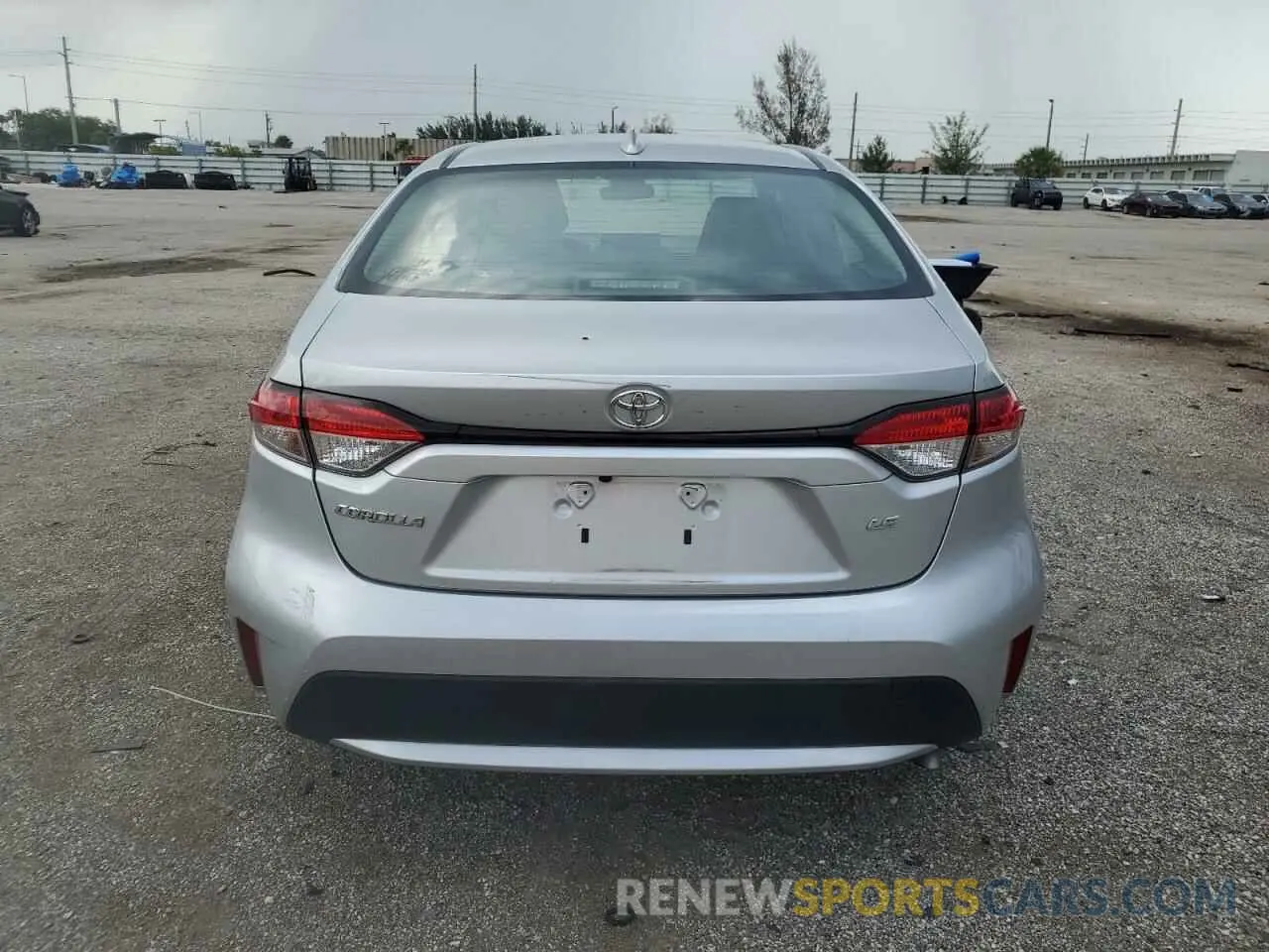 6 Photograph of a damaged car JTDEPRAE3LJ105484 TOYOTA COROLLA 2020