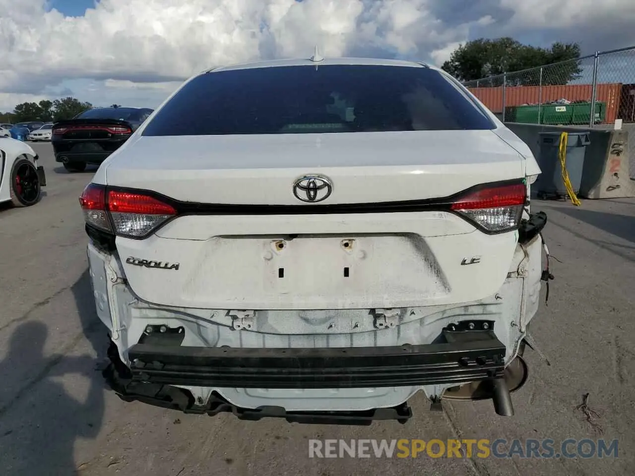 6 Photograph of a damaged car JTDEPRAE3LJ107249 TOYOTA COROLLA 2020