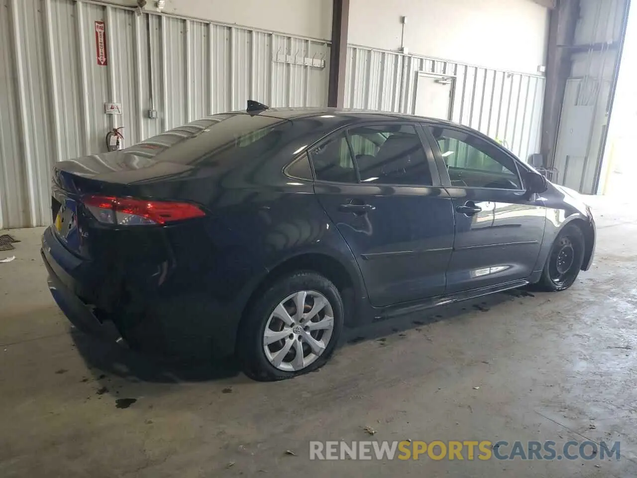 3 Photograph of a damaged car JTDEPRAE3LJ108076 TOYOTA COROLLA 2020