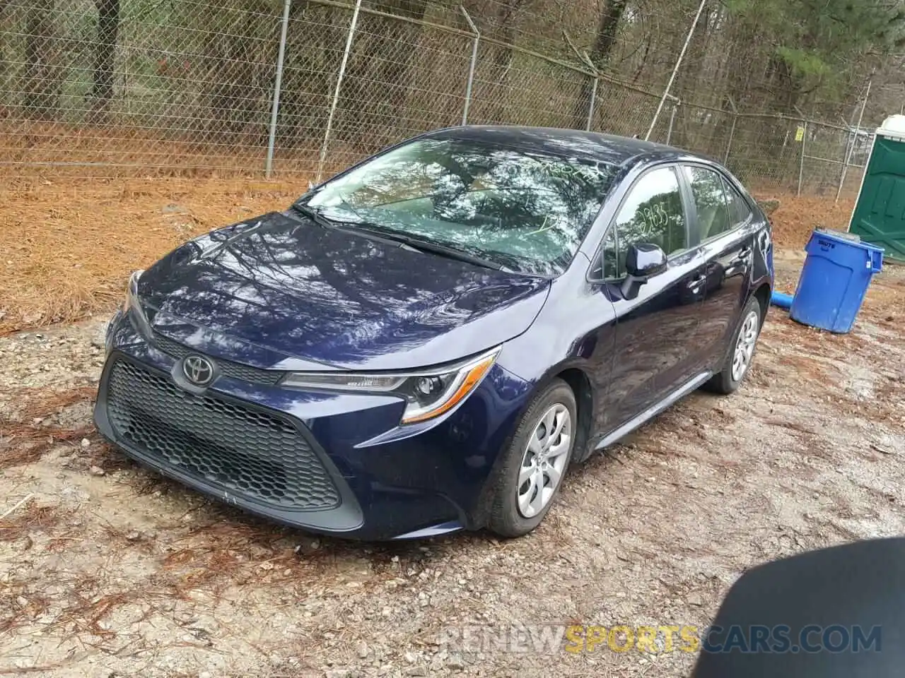 2 Photograph of a damaged car JTDEPRAE3LJ108594 TOYOTA COROLLA 2020