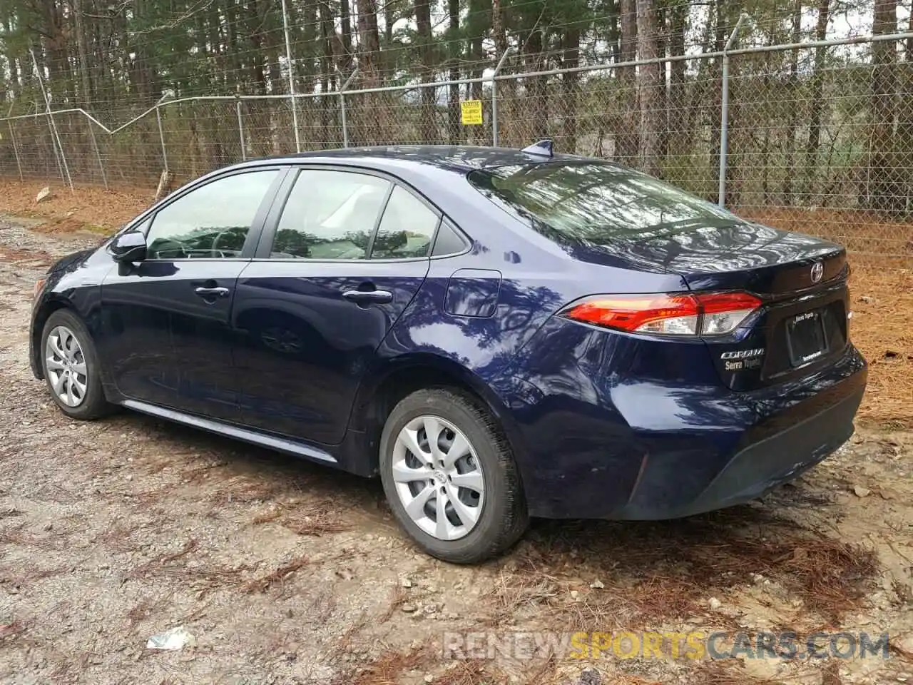 3 Photograph of a damaged car JTDEPRAE3LJ108594 TOYOTA COROLLA 2020