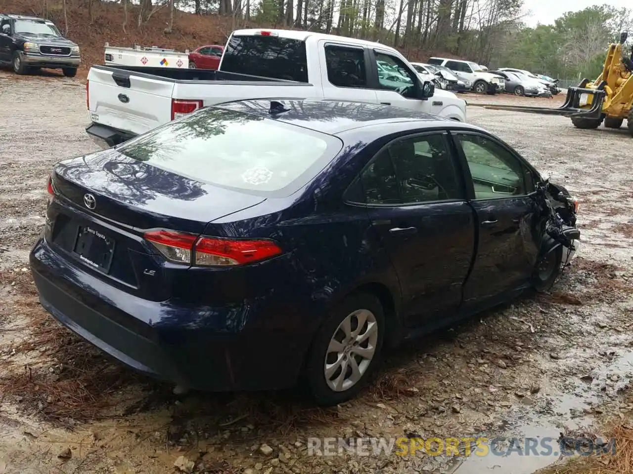 4 Photograph of a damaged car JTDEPRAE3LJ108594 TOYOTA COROLLA 2020