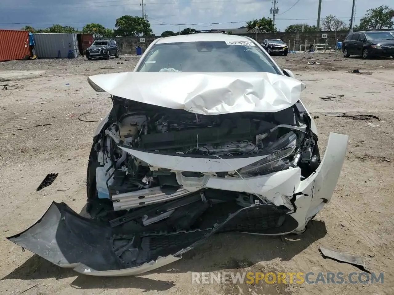 5 Photograph of a damaged car JTDEPRAE3LJ111317 TOYOTA COROLLA 2020
