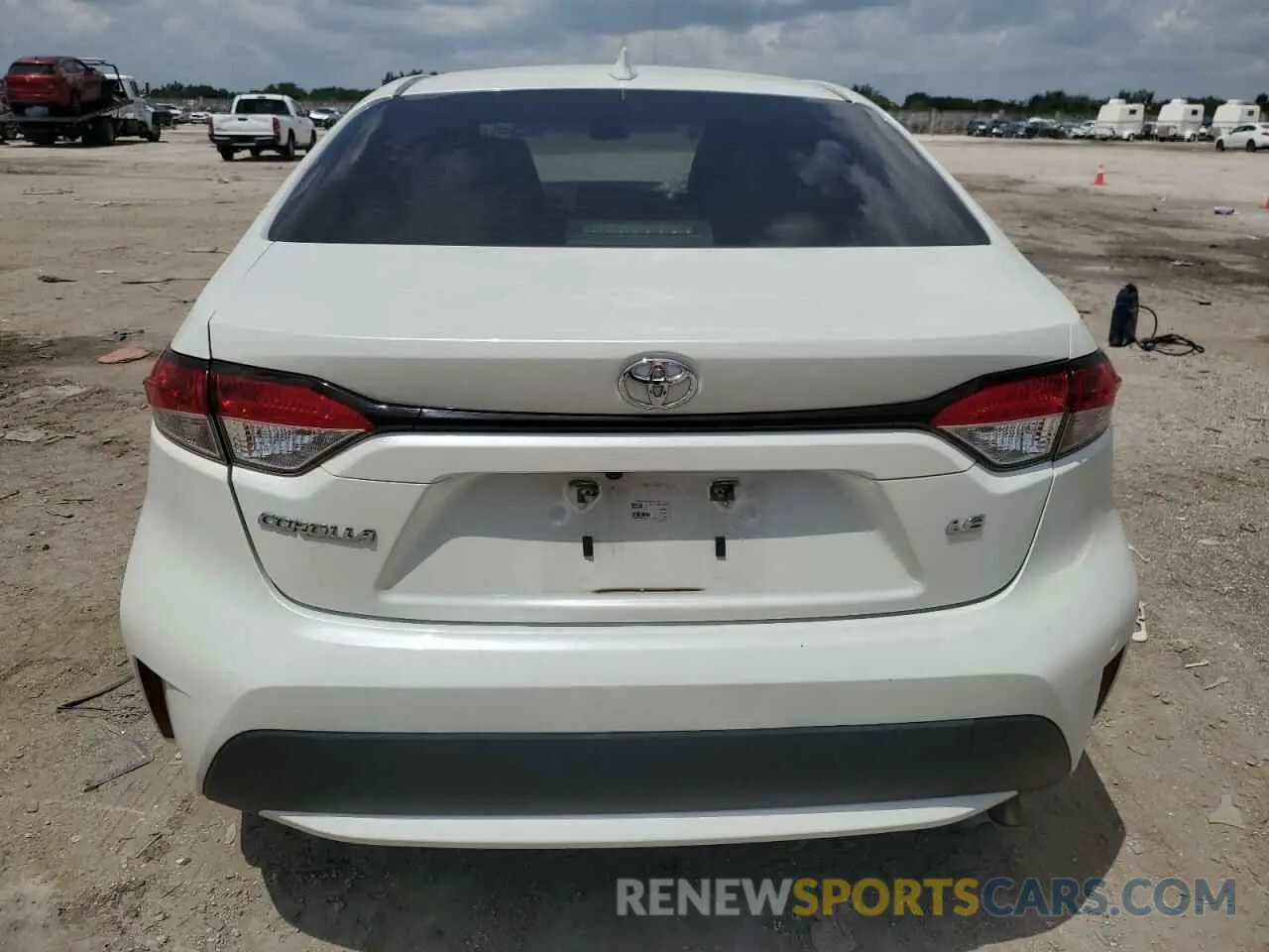 6 Photograph of a damaged car JTDEPRAE3LJ111317 TOYOTA COROLLA 2020