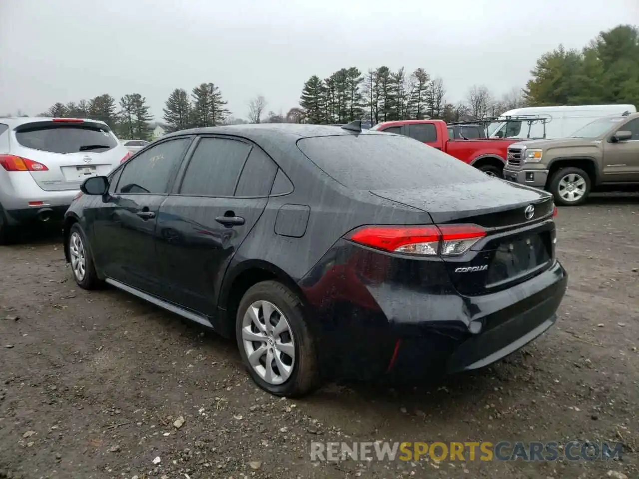 3 Photograph of a damaged car JTDEPRAE3LJ114041 TOYOTA COROLLA 2020