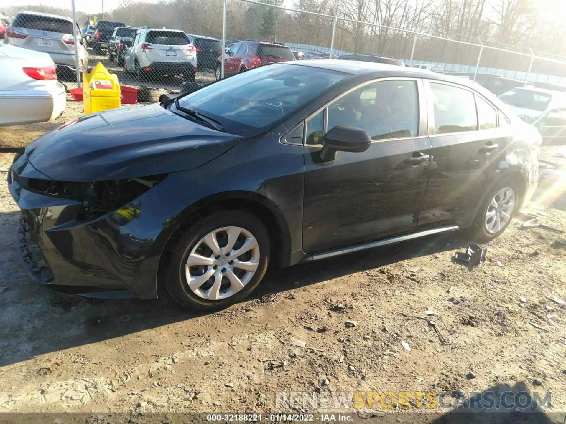 2 Photograph of a damaged car JTDEPRAE3LJ115402 TOYOTA COROLLA 2020